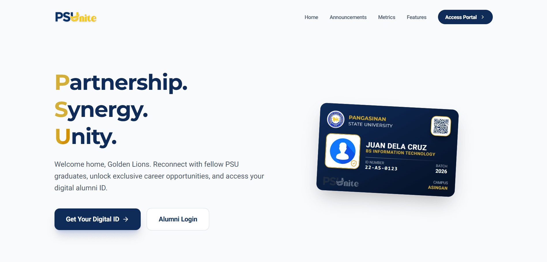 PSU Alumni Network screenshot